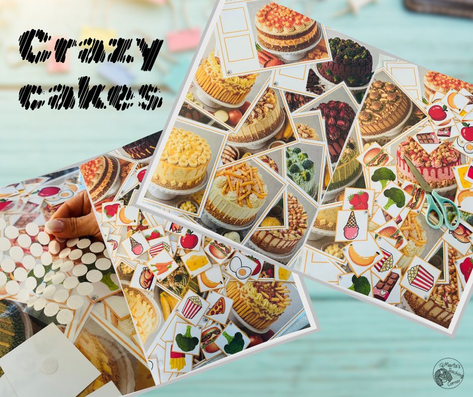 ESL Speaking Game – Crazy Cakes | Funny Food PDF for Kids