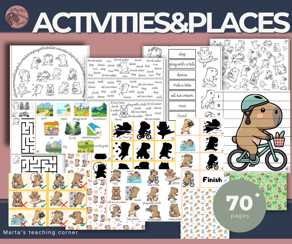 Activities and Places ESL Pack