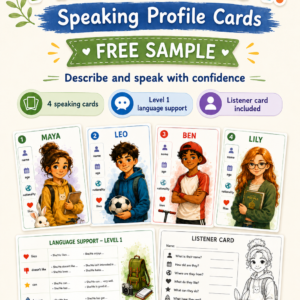 Meet Them! – Free Sample | Darmowe karty do mówienia po angielsku