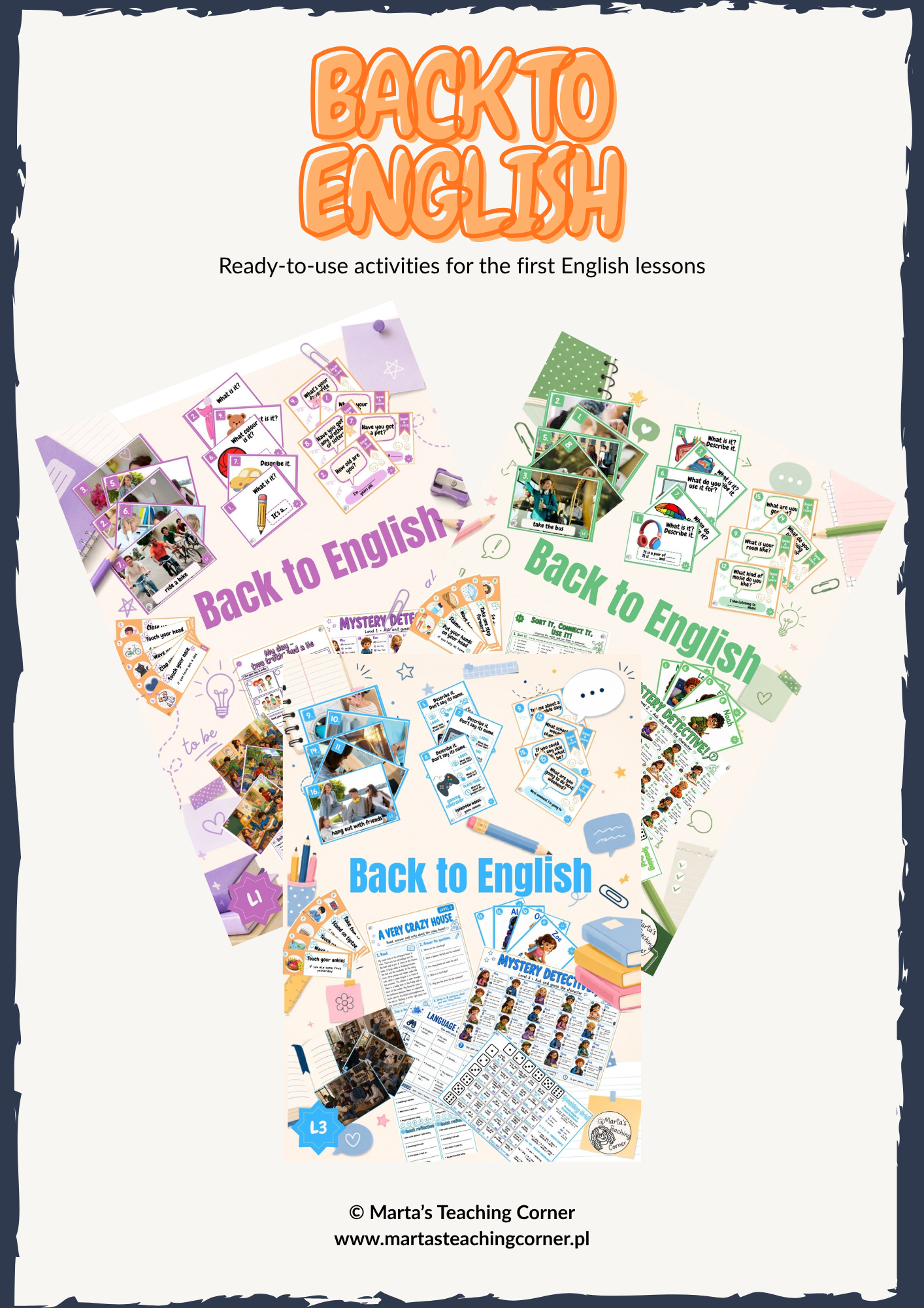 Back to English – Complete Bundle | pierwsze lekcje angielskiego dla klas 3–8